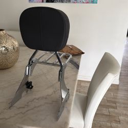 Sissy Bar Backrest w/Luggage Rack Fit for Harley Davidson Sportster XL1200 XL883 Seventy Two Forty Eight 2004-later Chrome