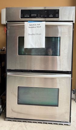 30” KitchenAid electric wall double oven
