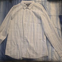 Mens Button Up Long Sleeve Shirt