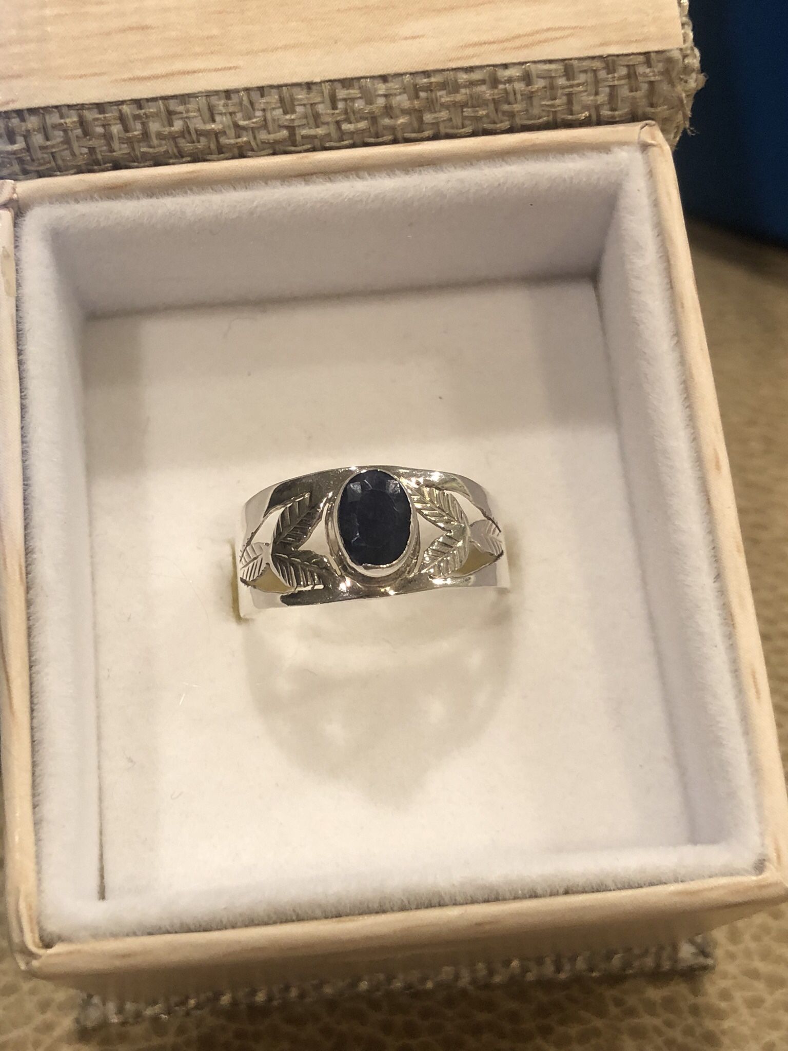 Kanchanaburi Blue Sapphire Ring