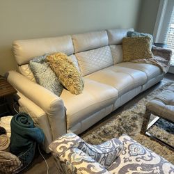 Bone Colored Sectional 