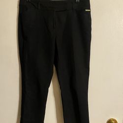 808 Ladies Anne Klein Black Dress Pants Size 8 Petite $5.00