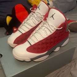 Jordan 13 Red, Wolf-grey, White