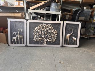 3 Large Picture Decor