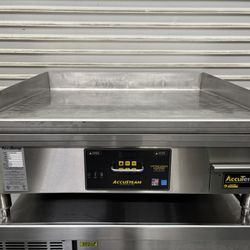 36” Accutemp Griddle Electric 3 Phase Accusteam Commercial 30” Cooking Depth Used 1 Time NEW