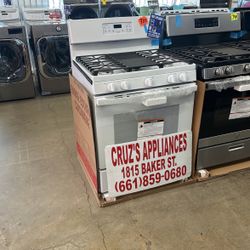 Gas Range  White Color