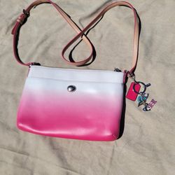 Pink Coach Crossbody Purse 