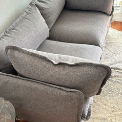 2-Seater Gray Couch