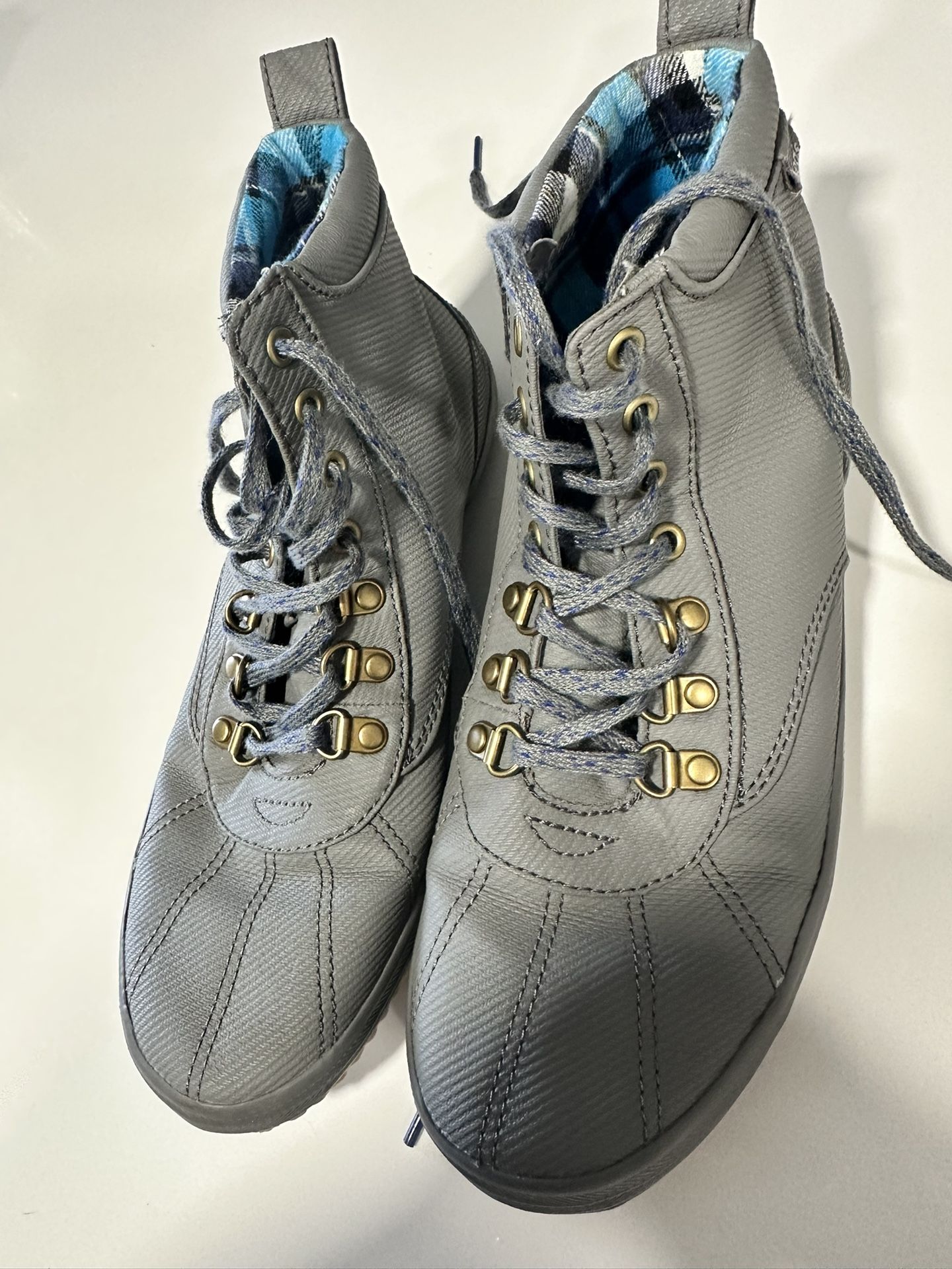 Keds Women's Dream Foam Boots (Size 8, Gray, WF62850)