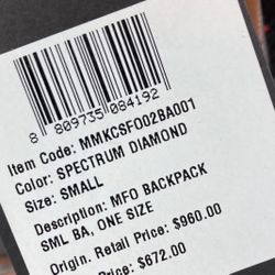 MCM Diamond Spectrum Small Backpack