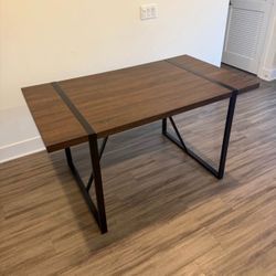 Wood and Metal Table