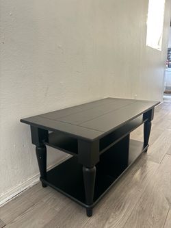 Black coffee table