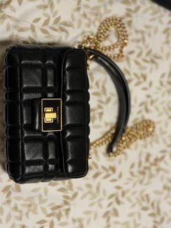 Kate Spade Black Quilted Crossbody Bag