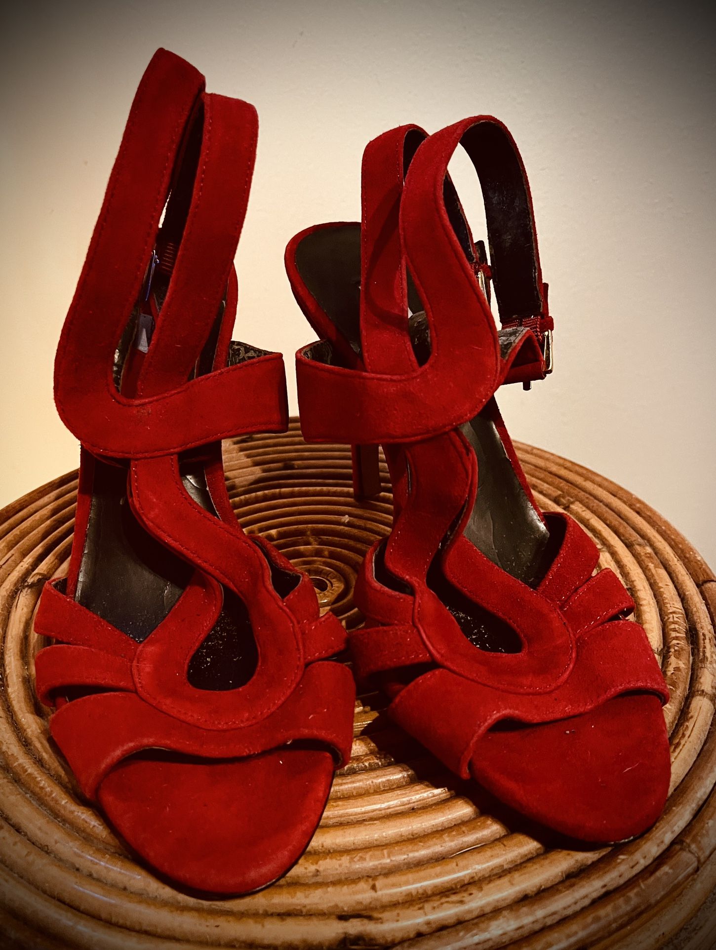 Red Velvet Heels