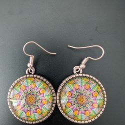 Colorful Mandala Earrings
