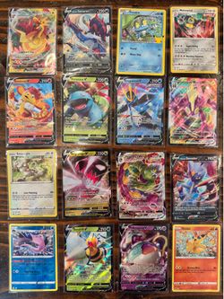 58 rare holo Pokémon cards in mint condition