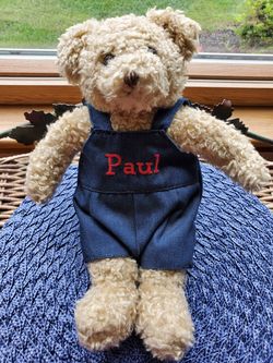 Personalized "Paul " teddy bear