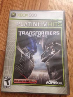 Transformers Xbox 360 Game