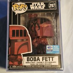 Star Wars 297 Boba Fett Pop wondercon exclusive