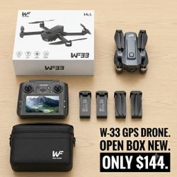 W-F. Drones with Camera open box