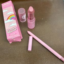  Colourpop Barbie Lux Lipstick and Liner Set in Dreamhouse (Cool Pink)