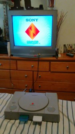 PlayStation one two controllers