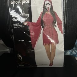 Glitter Bling Ghost Face