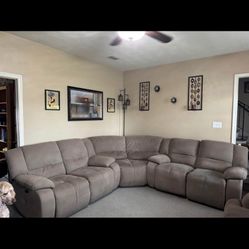 Electric Reclining Sectional Sofa/ Couch