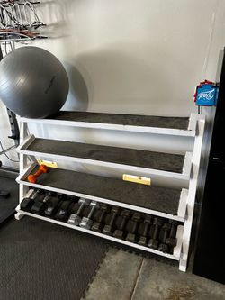 Heavy duty dumbbell rack