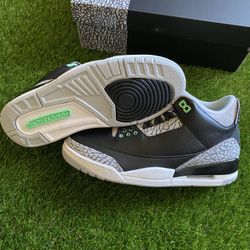 Jordan 3 Green Glow