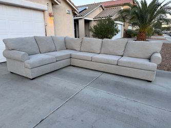Large L-Shaped Sectional Sofa - Free Delivery-