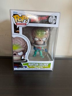 Funko Pop! Movies Mars Attacks Martian Soldier #1877 Specialty Series Vinyl