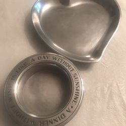 Serving Dish And wine Coaster 