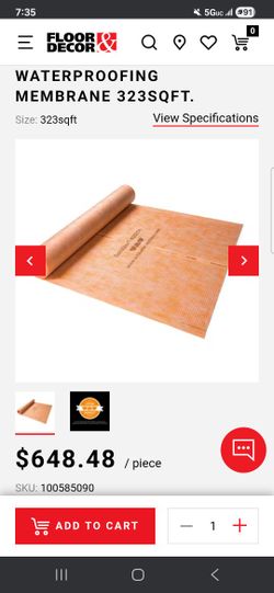 Schluter Kerdi Waterproofing