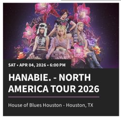 Hanabie Concert Tickets