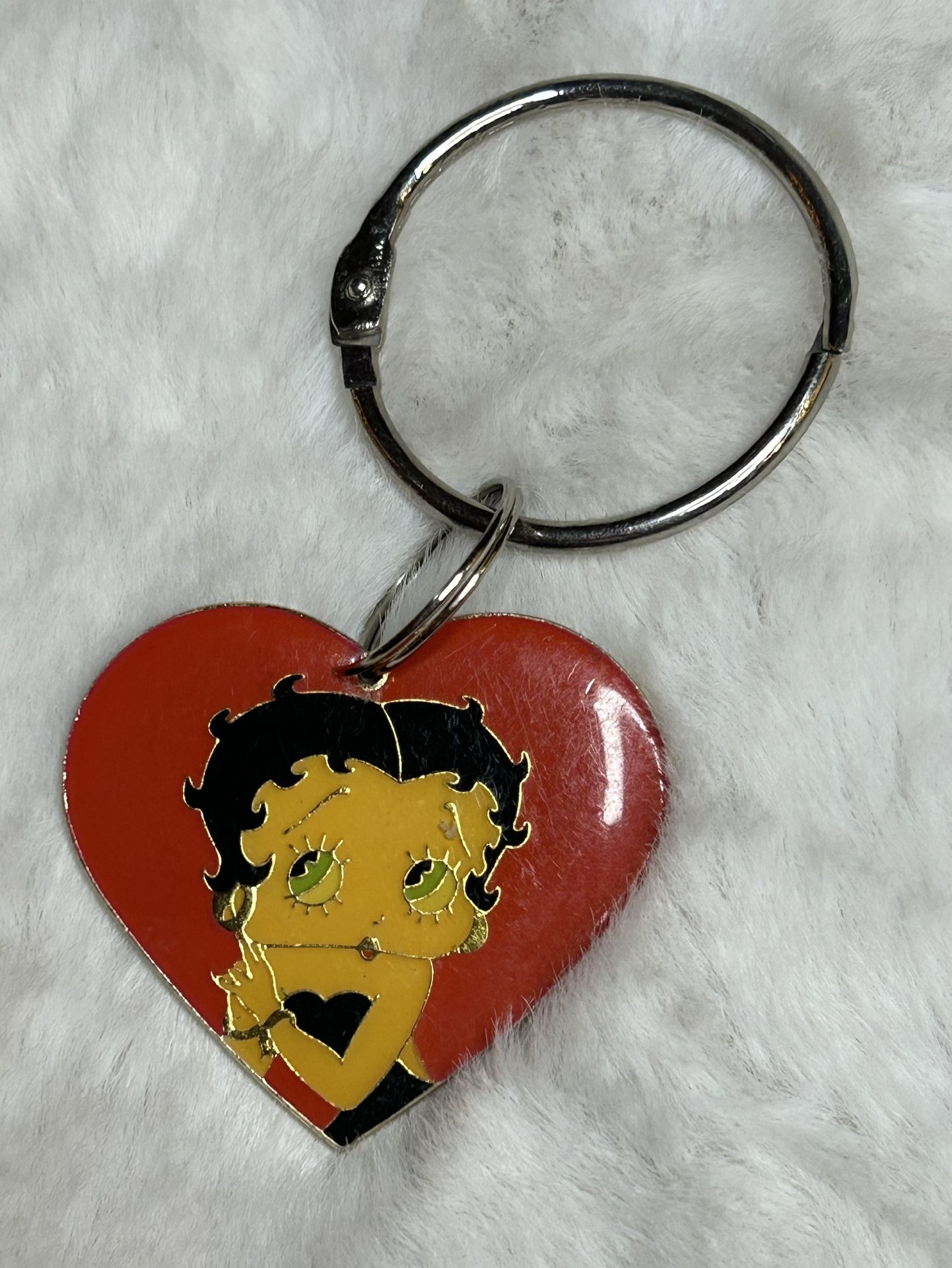 Heart Shaped Betty 1994 Keychain
