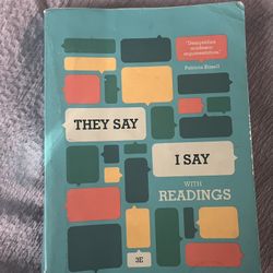 They Say I Say Book