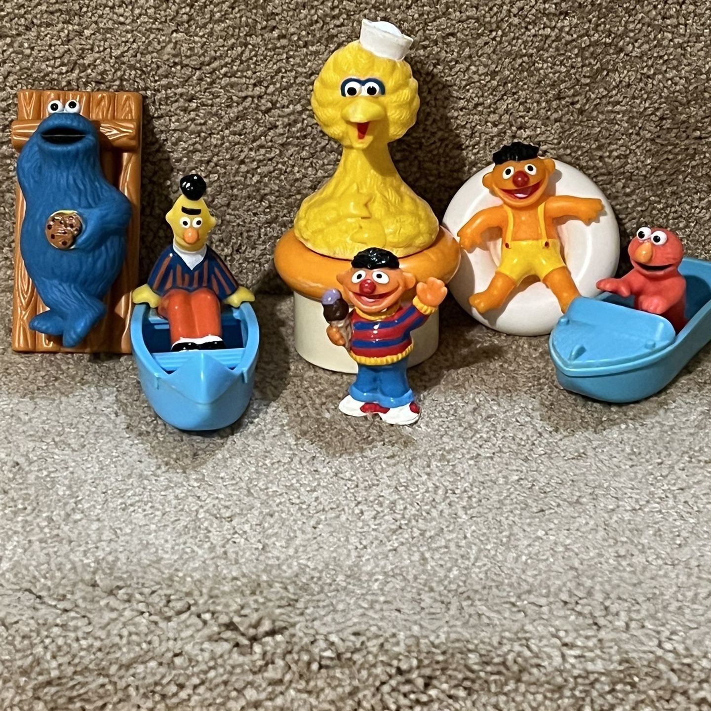 Sesame street bath hot sale toys