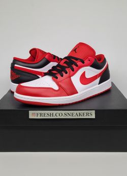 Nike Air Jordan 1 Low Retro OG Reverse Black Toe, Brand New With Box, Size 10