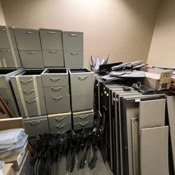 Filing Cabinet Cubicle Desk