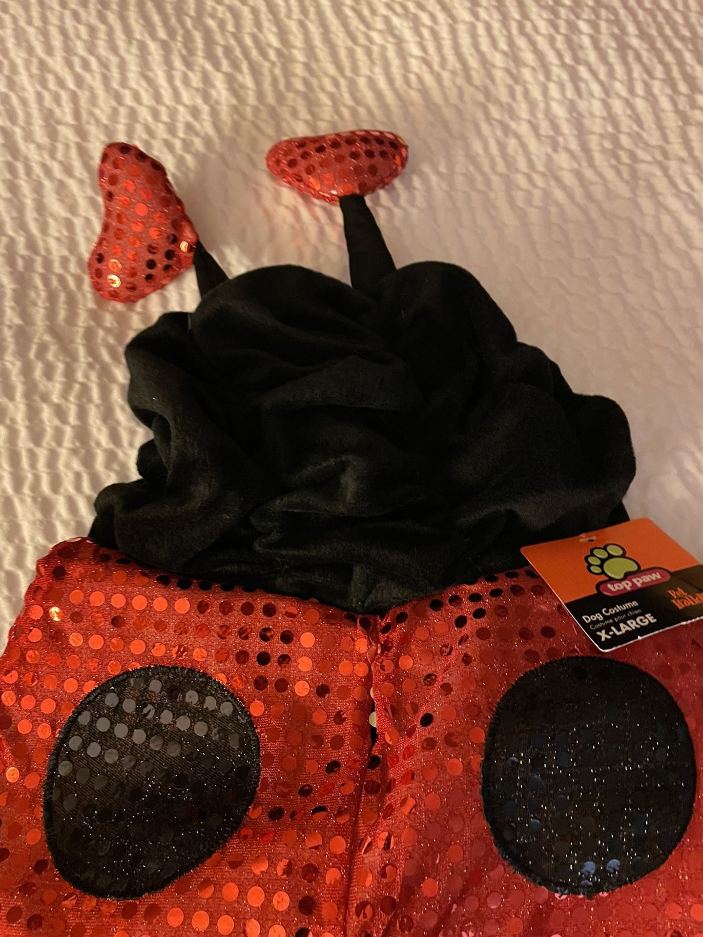 NEW XL Ladybug Dog Costume