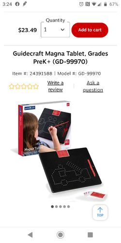Magna Tablet, Magnet Magnetic Tablet From Guide Craft