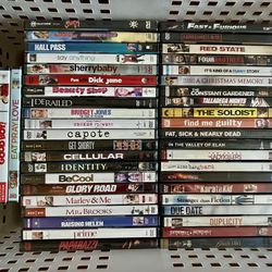 DVD BUNDLE includes:   46 Unopened DVDs.  Titles shown Photo. 