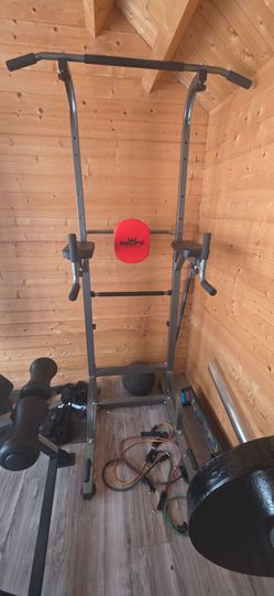 Pull-up, dips and push up station