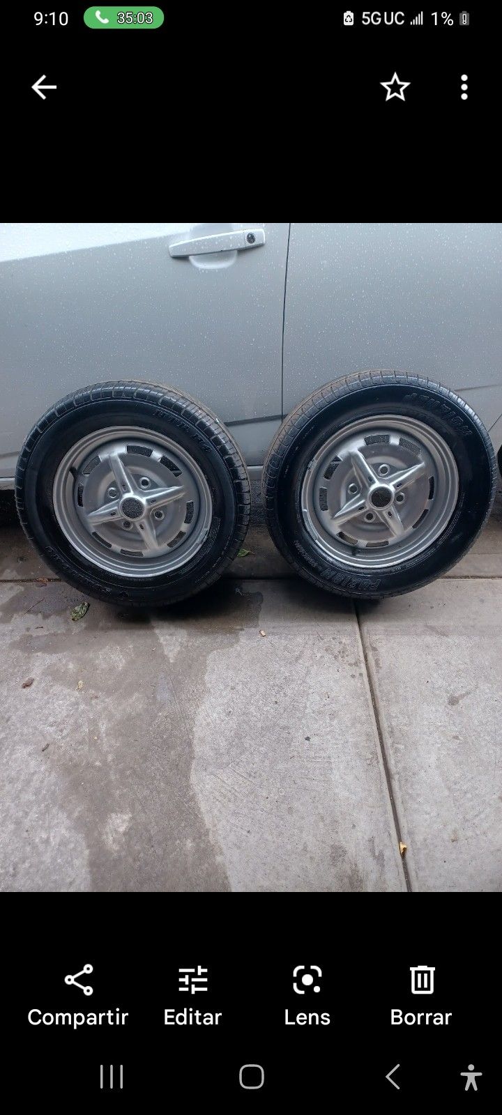 Vw Super Beetle  1973 Original Rims  15x4.5