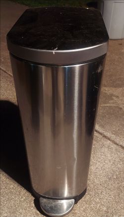 Metal Step Opening Trash Can