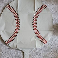 Baseball Balloons Foil Mylar Baseball Balloons