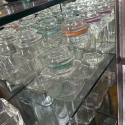 6 Glass Jars