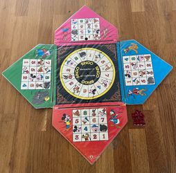 Vintage 1969 Walt Disney Characters Bingo Playpack Game