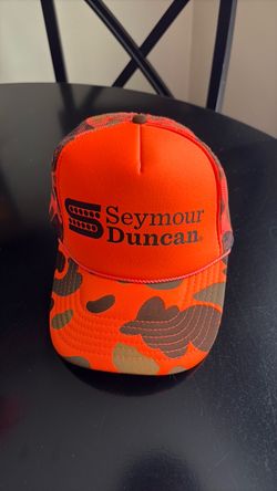 Seymour Duncan Neon Orange Trucker Hat